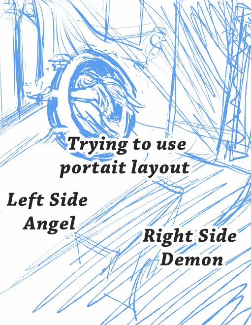 Symbiosis (Inktober Series) — 02 Adapting to portrait layout